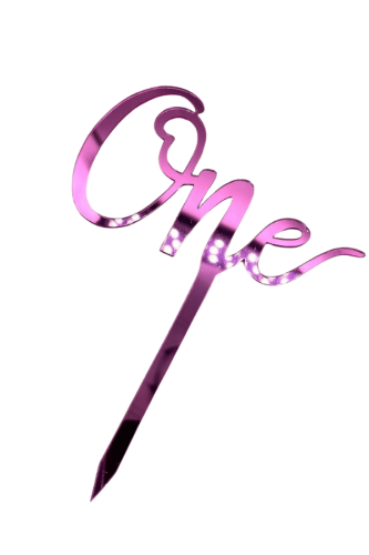 Pasta Üstü Plexi Çubuklu One Model Pembe - 3