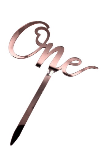 Pasta Üstü Plexi Çubuklu One Model Rose Gold - 3