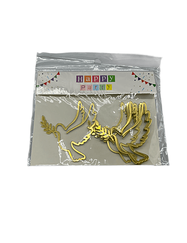 Pasta Üstü Plexi Dekor Süs Kuş Model 5 Parça - 3