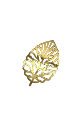 Pasta Üstü Plexi Dekor Süs Yaprak Model 5 Parça - 2