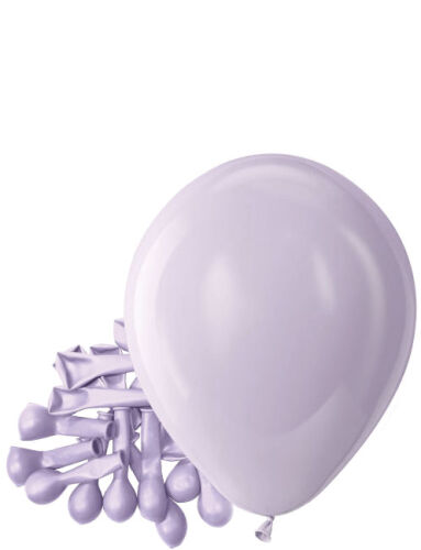 Lateks Pastel Balon Mini Makaron Lila 6 inç 100 Parça - 1