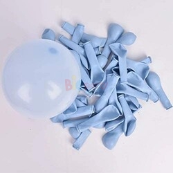  - Pastel Balon Mini Makaron Mavi 6'' 100 'lü