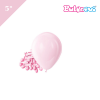 Lateks Pastel Balon Mini Makaron Pembe 6 inç 100 Parça - 1