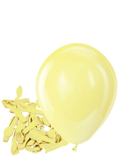 Lateks Pastel Balon Mini Makaron Sarı 6 inç 100 Parça - 1