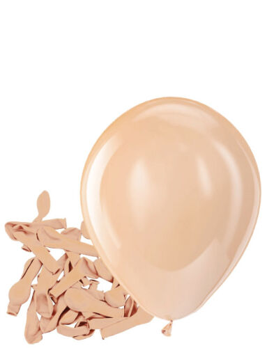 Lateks Pastel Balon Mini Makaron Somon 6 inç 100 Parça - 1