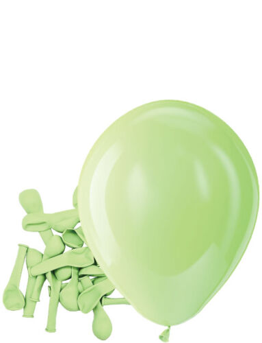 Lateks Pastel Balon Mini Makaron Yeşil 6 inç 100 Parça - 1