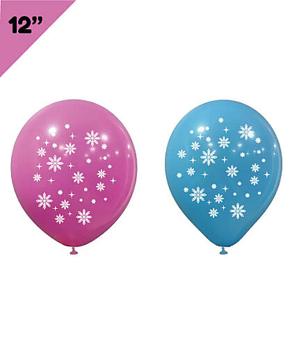Pastel Lateks Balon 12 İnç 6 Parça Kar Prensesi - 