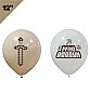 Pastel Lateks Balon 12 İnç 6 Parça Pixel - 1