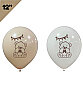 Pastel Lateks Balon 12 İnç 6 Parça Teddy Bear - 1
