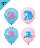 Pastel Lateks Balon 12 İnç 6 Parça Unicorn - 1