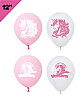 Pastel Lateks Balon 12 İnç 6 Parça Unicorn - 1