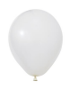 Pastel Lateks Balon 12 İnç 8 Parça Beyaz - 1