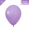 Pastel Lateks Balon 12 İnç 8 Parça Lila - 1