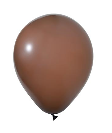 Pastel Lateks Balon 12 İnç 8 Parça Kahverengi - 1