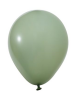 Pastel Lateks Balon 12 İnç 8 Parça Küf Yeşili - 1
