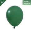 Pastel Lateks Balon 12 İnç 8 Parça Koyu Yeşil - 1