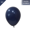 Pastel Lateks Balon 12 İnç 8 Parça Kozmik Lacivert - 1