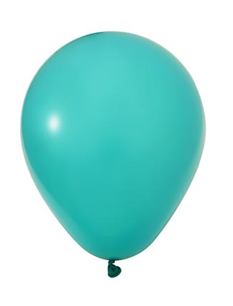 Pastel Lateks Balon 12 İnç 8 Parça Turkuaz Mavisi - 1