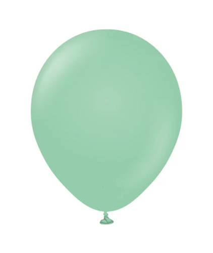 Pastel Lateks Balon 12 İnç 8 Parça Mint Yeşili - 1