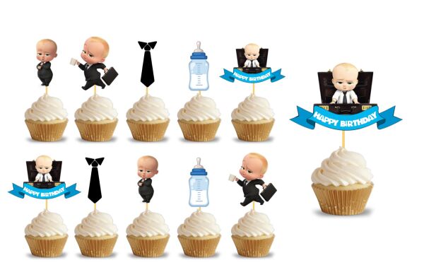 Kürdan Patron Bebek Temalı 10 Parça - 