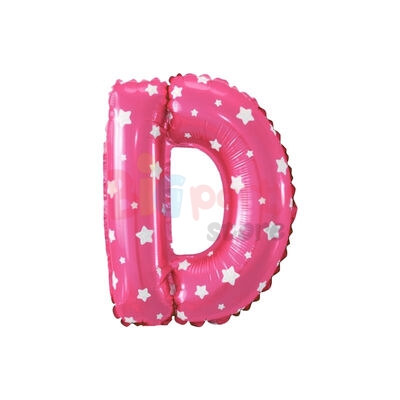 Folyo Balon 40 Cm Pembe Harf - 20