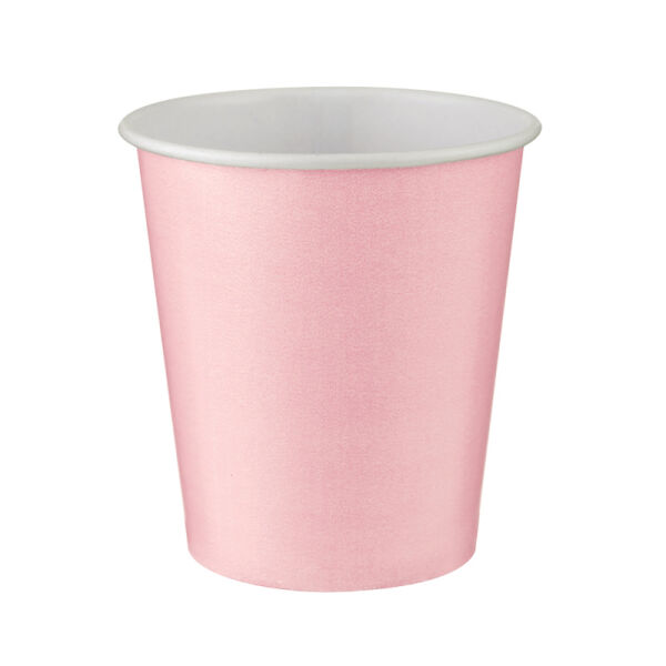 Karton Bardak Pembe 8 Parça - 1