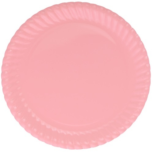 Karton Tabak Pembe 23 Cm 8 Parça - 1