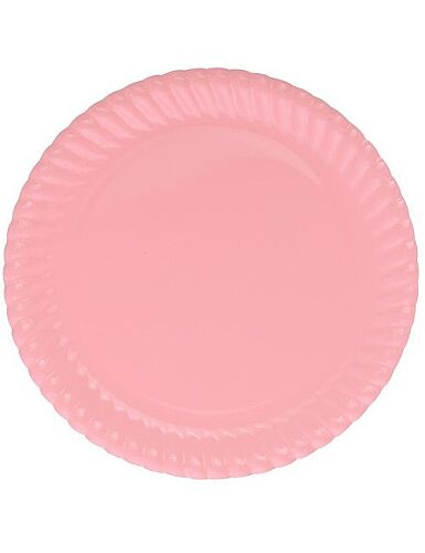 Karton Tabak Pembe 23 Cm 8 Parça - 