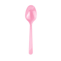 Plastik Kaşık Pembe / 25 Parça - 1