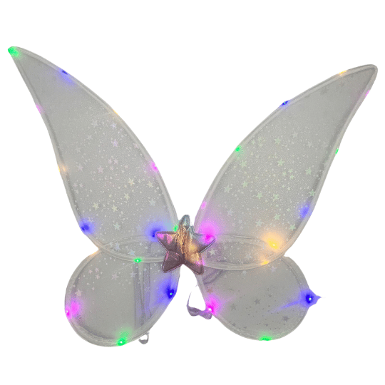 Peri Kanadı Ledli Işıklı Beyaz - 