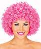 Peruk Kıvırcık Model Pembe - 1