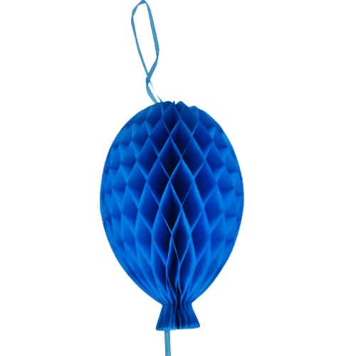 Petek Süs Balon Model 25 Cm Mavi - 