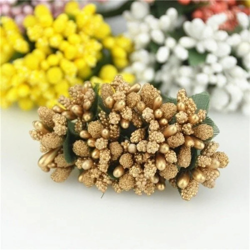 Pıtırcık Cipso Çiçek 144 Parça Altın - 