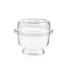 Mika Plastik Ayaklı Kase Bombe Kapaksız 200 cc - 30 Parça - 3