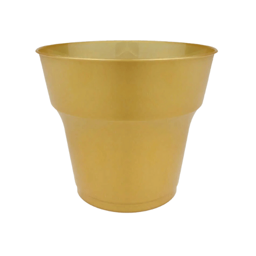 Plastik Bardak Kristal Gold 25 Parça - 1