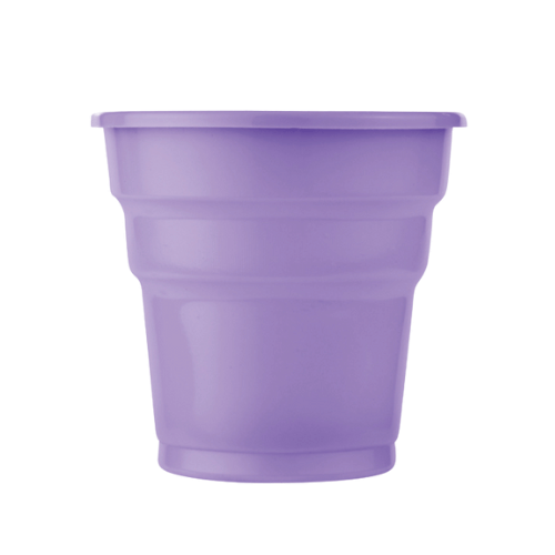 Plastik Bardak Kristal Lila 25 Parça - 