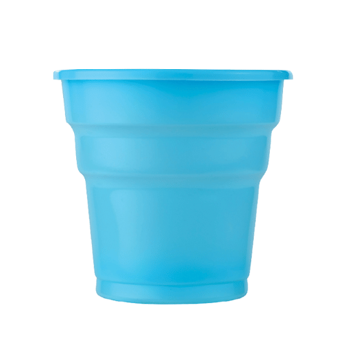 Plastik Bardak Kristal Mavi 25 Parça - 1