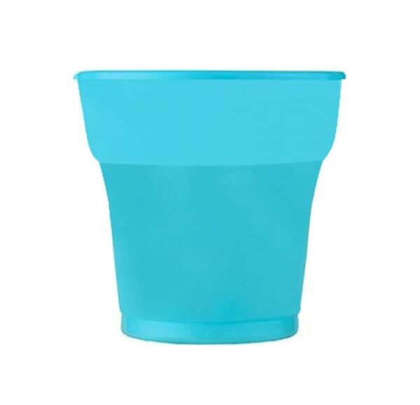 Plastik Bardak Kristal Mavi 25 Parça - 2
