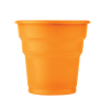 Plastik Bardak Kristal Turuncu 25 Parça - 1