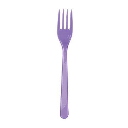 Plastik Çatal Lila/ 25 Parça - 1
