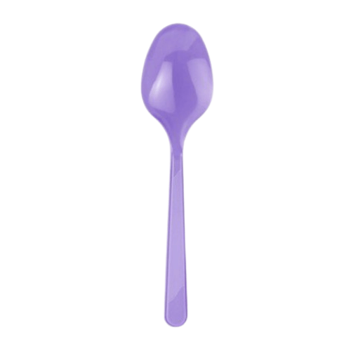Plastik Kaşık Lila / 25 Parça - 1