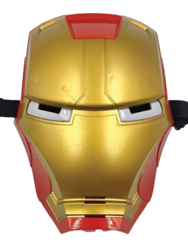 Plastik Maske Işıklı Iron Man - 