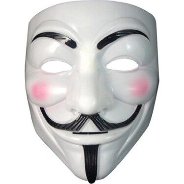 Plastik Maske V for Vandetta - 