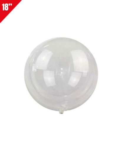 Plastik Şeffaf Bobo Balon 18'' - 