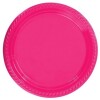 Plastik Tabak Fuşya 22 Cm / 25 Parça - 1