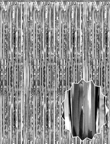 Dekoratif Püsküllü Saçak Perde 1x2 Metre Mat Siyah - 