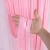 Dekoratif Püsküllü Saçak Perde 1x2 Metre Pastel Pembe - 1