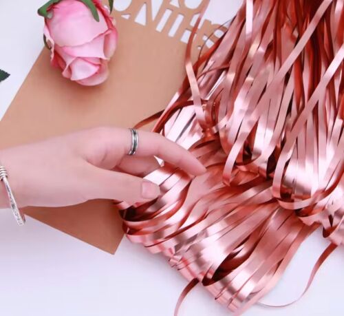 Dekoratif Püsküllü Masa Eteği Mat Rose Gold Renk 240x75 Cm - 2