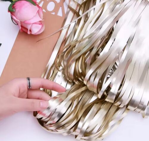 Dekoratif Püsküllü Masa Eteği Mat Altın Renk 240x75 Cm - 2