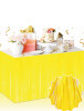 Dekoratif Püsküllü Masa Eteği Pastel Renk 240x75 Cm Sarı - 1